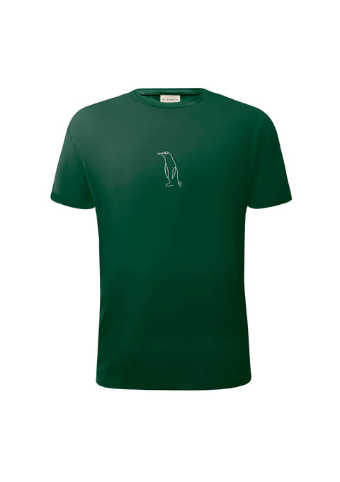 Drop: Classic Penguin Herren T-Shirt, Gr. M, grün