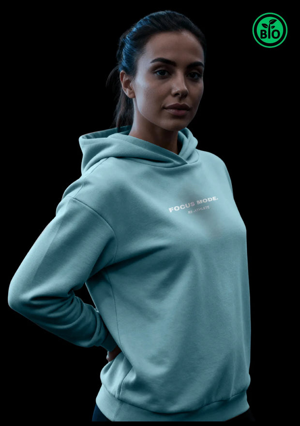 FOCUS Cotton Damen Hoodie - mint