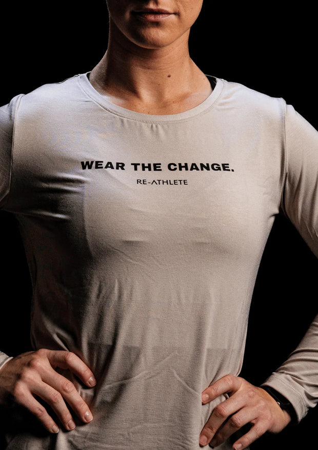 CHANGE Bambus Damen Longsleeve - beige