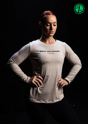 CHANGE Bambus Damen Longsleeve - beige