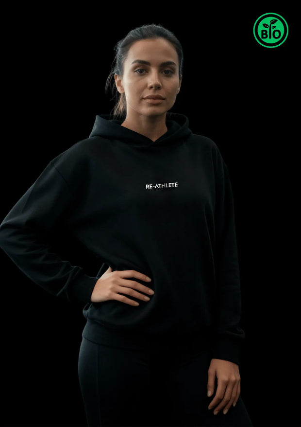 CORE Cotton Damen Hoodie - black