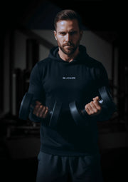 CORE Cotton Herren Hoodie - black