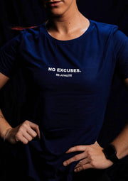 EXCUSES Bambus Damen Shirt - navy