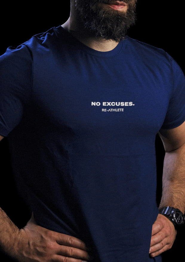 EXCUSES Bambus Herren Shirt - navy