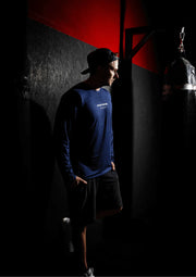 FOCUS Bambus Herren Longsleeve - navy