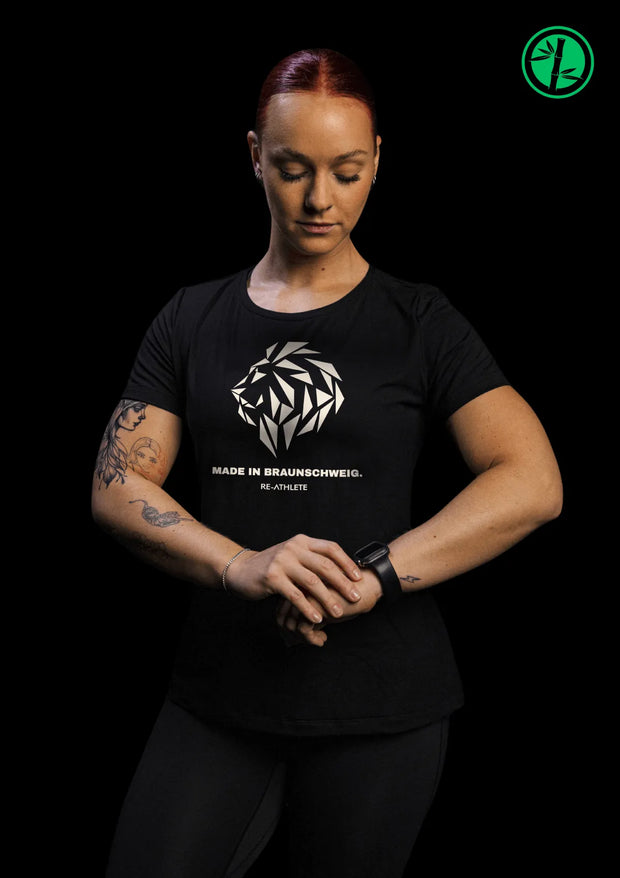 HOMETOWN Bambus Damen Shirt - black