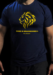 HOMETOWN Bambus Herren Shirt - navy