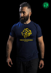 HOMETOWN Bambus Herren Shirt - navy