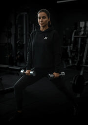 ICON Cotton Damen Hoodie - black