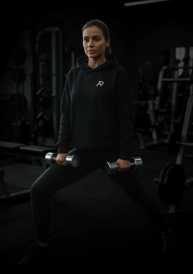 ICON Cotton Damen Hoodie - black