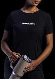 CUSTOM Bambus Damen Shirt - black