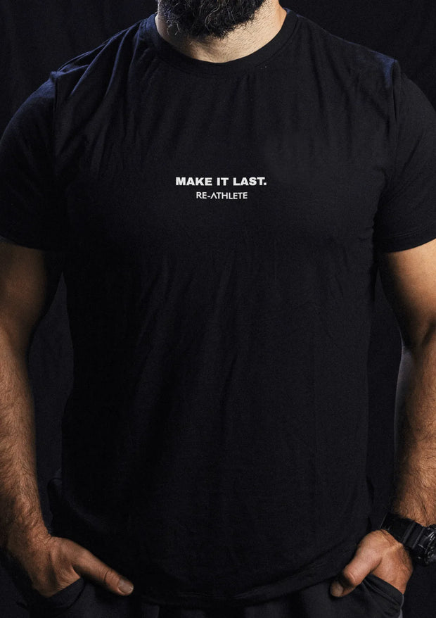 LAST Bambus Herren Shirt - black