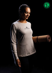 PRIME Bambus Damen Longsleeve - beige