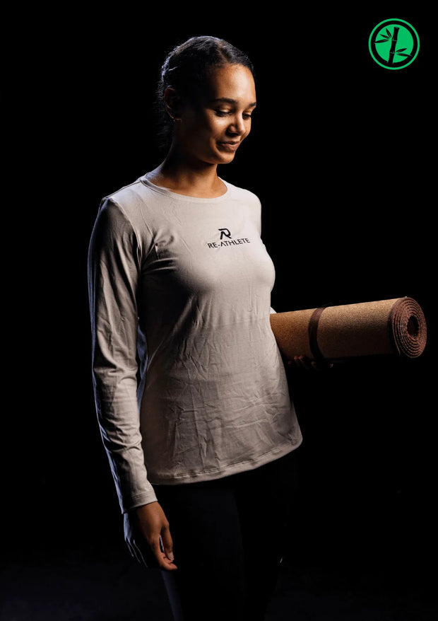 PRIME Bambus Damen Longsleeve - beige