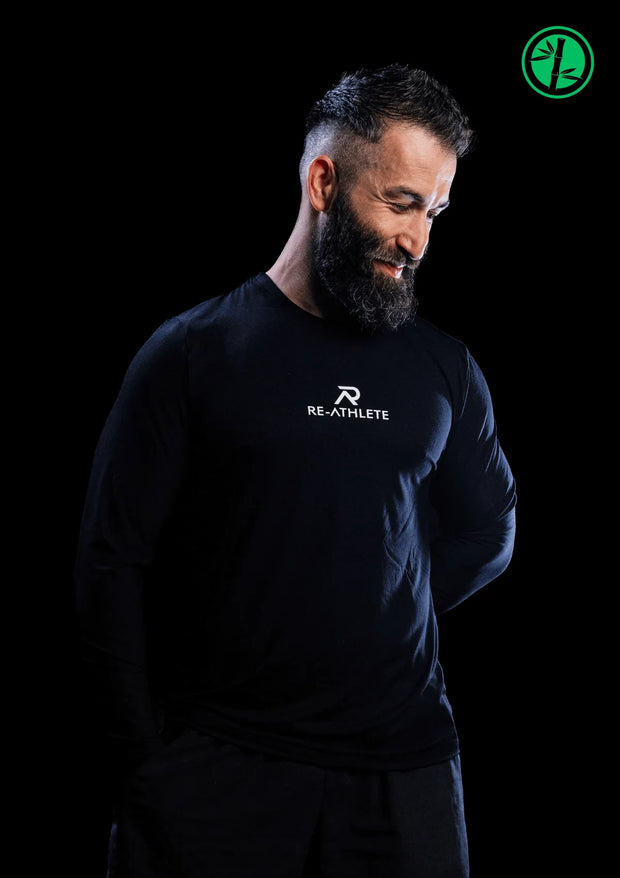 PRIME Bambus Herren Longsleeve - black