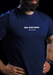 EXCUSES Bambus Herren Shirt - navy