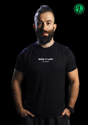 LAST Bambus Herren Shirt - black