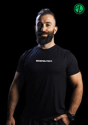 CUSTOM Bambus Herren Shirt - black