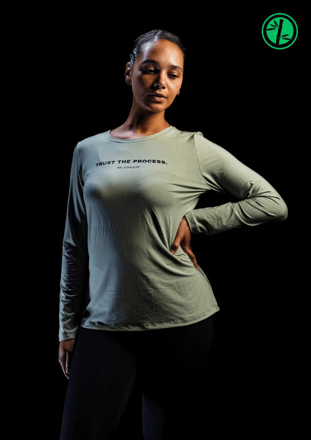 TRUST Bambus Damen Longsleeve - mint