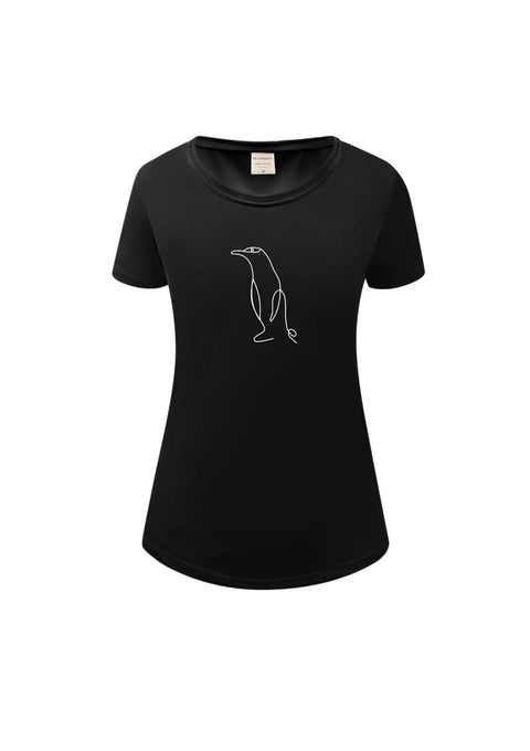 Great Penguin Damen T-Shirt, Gr. M, schwarz