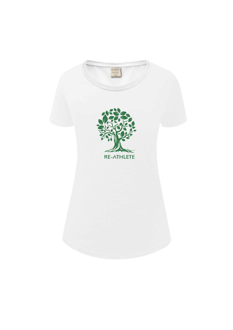 Spread your roots Damen T-Shirt, Gr. S, weiß