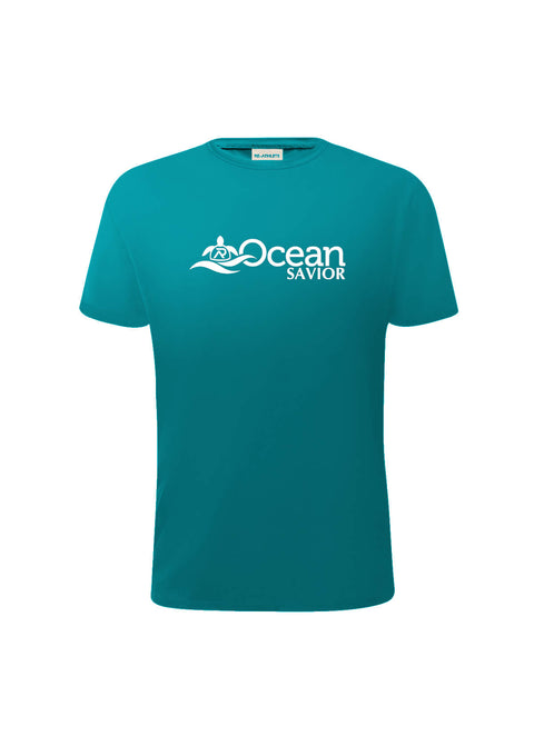 Ocean Savior Herren T-Shirt, Gr. XXL, petrol